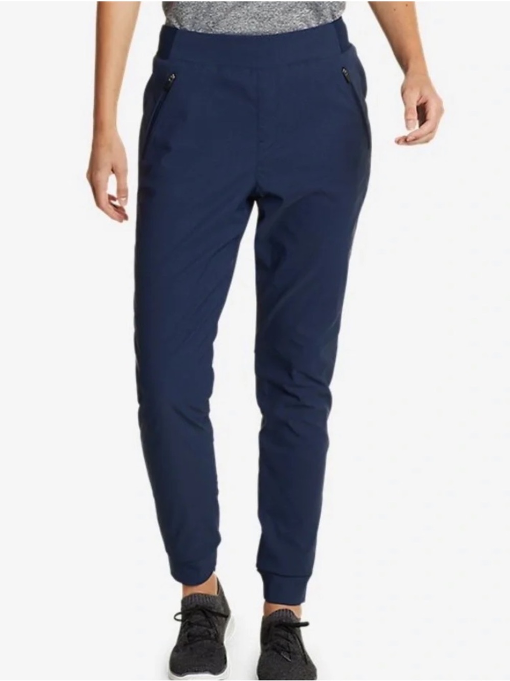 Eddie Bauer First Ascent Fleece Lined Jogger Pants in Navy, size 4